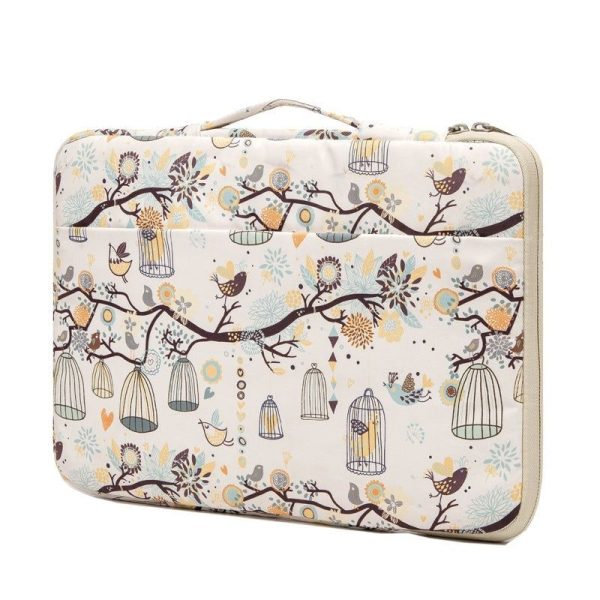 Étui Pour Ordinateur - Motif Cage À Oiseaux
