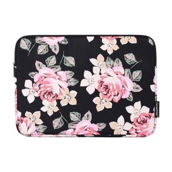 housse d'ordinateur 12 pouces - flora disponibles en plusieurs tailles
