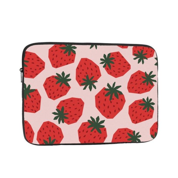 Housse D'ordinateur 14 Pouces - Motifs De Fraises