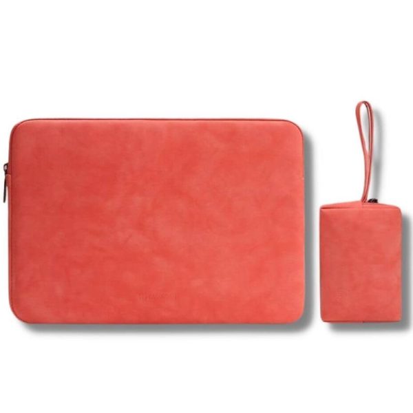 Housse D'ordinateur Portable Fluffy Orange + Cadeau