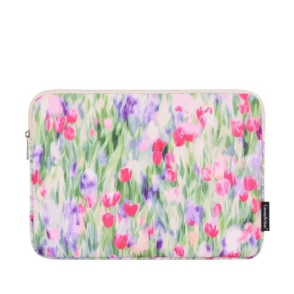 Housse D'ordinateur Tulipe Fleurie