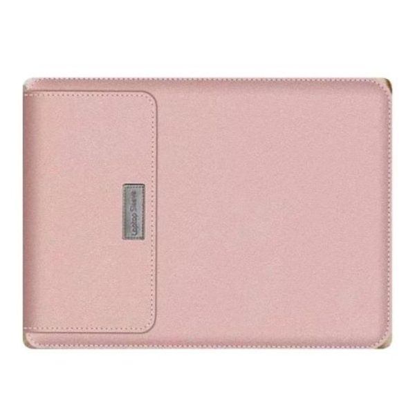 Pochette En Cuir Pour Ordinateur Avec Support - Standoo Rose