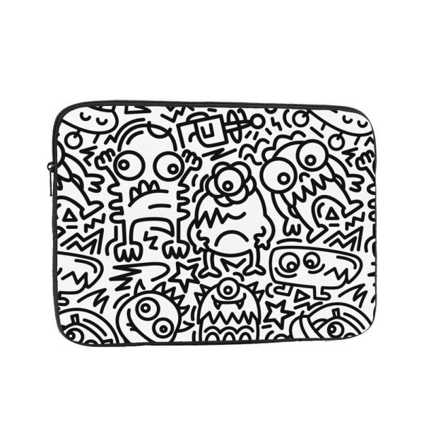 Pochette Pour Ordinateur Portable 14 Pouces - Crazy Doodle