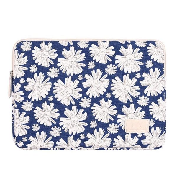 pochette pour ordinateur portable 17 pouces à motifs de fleurs - marguerite