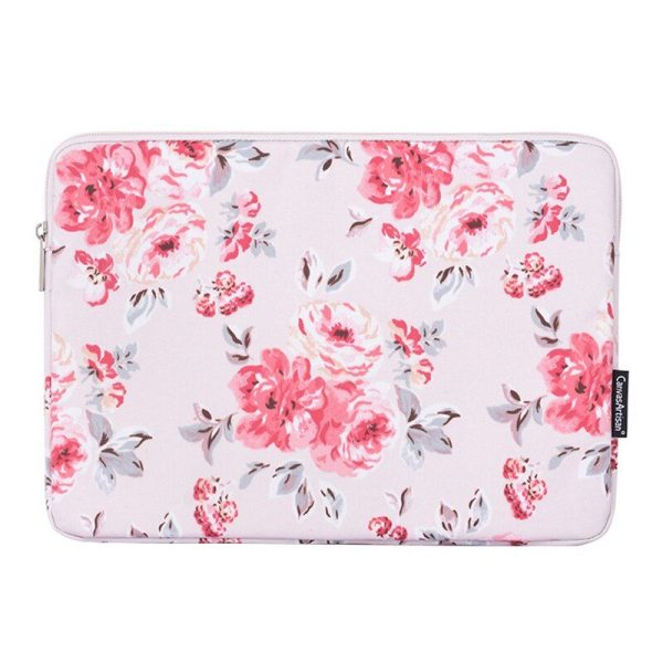pochette pour ordinateur portable femme - pivoines