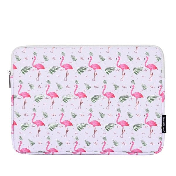 pochette pour ordinateur portable - flamant rose