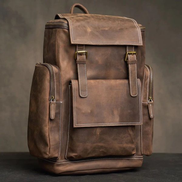 Sac À Dos En Cuir Pour Ordinateur - Warren