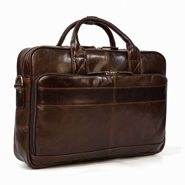 Sac À Ordinateur En Cuir Pour Homme - Georges