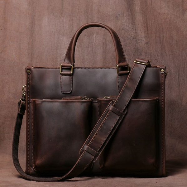 Sac En Cuir Pour Ordinateur - Loire