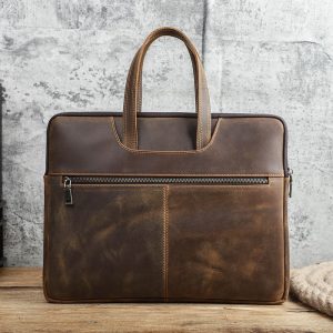 Sacoche En Cuir Pour Ordinateur Homme - Skiny